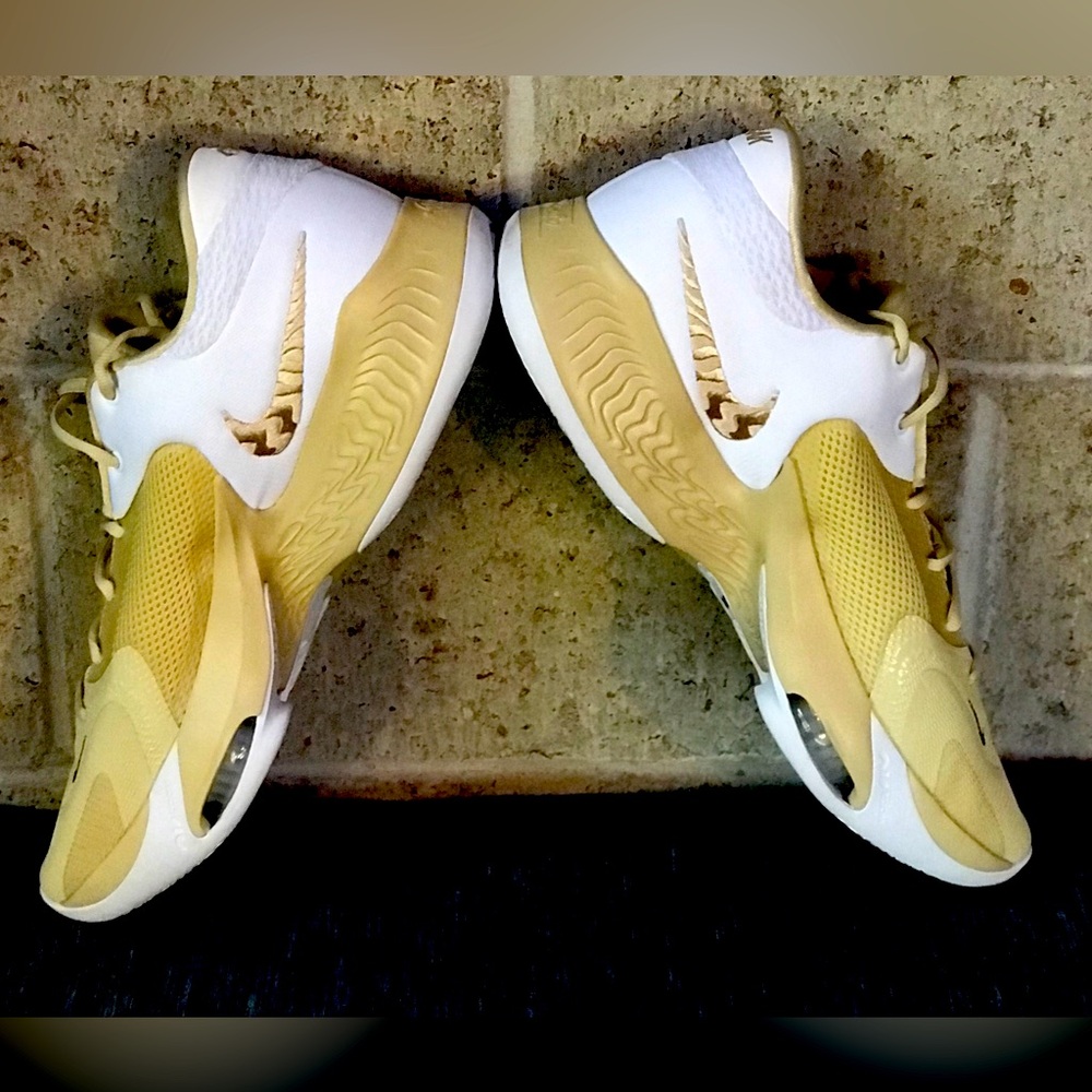 NEW Men’s Size 14.5 NIKE ZOOM FREAK 4 TB PROMO TEAM GOLD